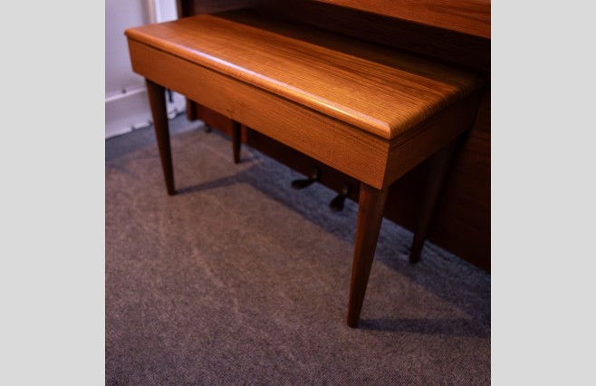 Used Knight Satin Teak K6 Upright Piano - All Inclusive Premium Package (SN:64646) - Image 10